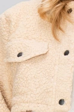 STORETS Mindy Cropped Teddy Jacket-2 Colors CLOTHING