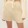 STORETS Aniya Ribbed Knit Shorts