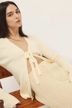 STORETS Aniya Ribbed Knit Shorts