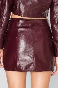STORETS SALE CLOTHING Ianna Pleather Skirt
