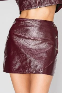 STORETS SALE CLOTHING Ianna Pleather Skirt