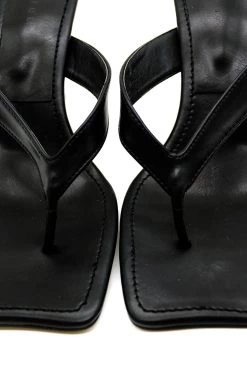 STORETS ACCESSORIES Squared Toe Strap Mules