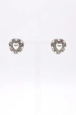 STORETS Pearl Heart Earring