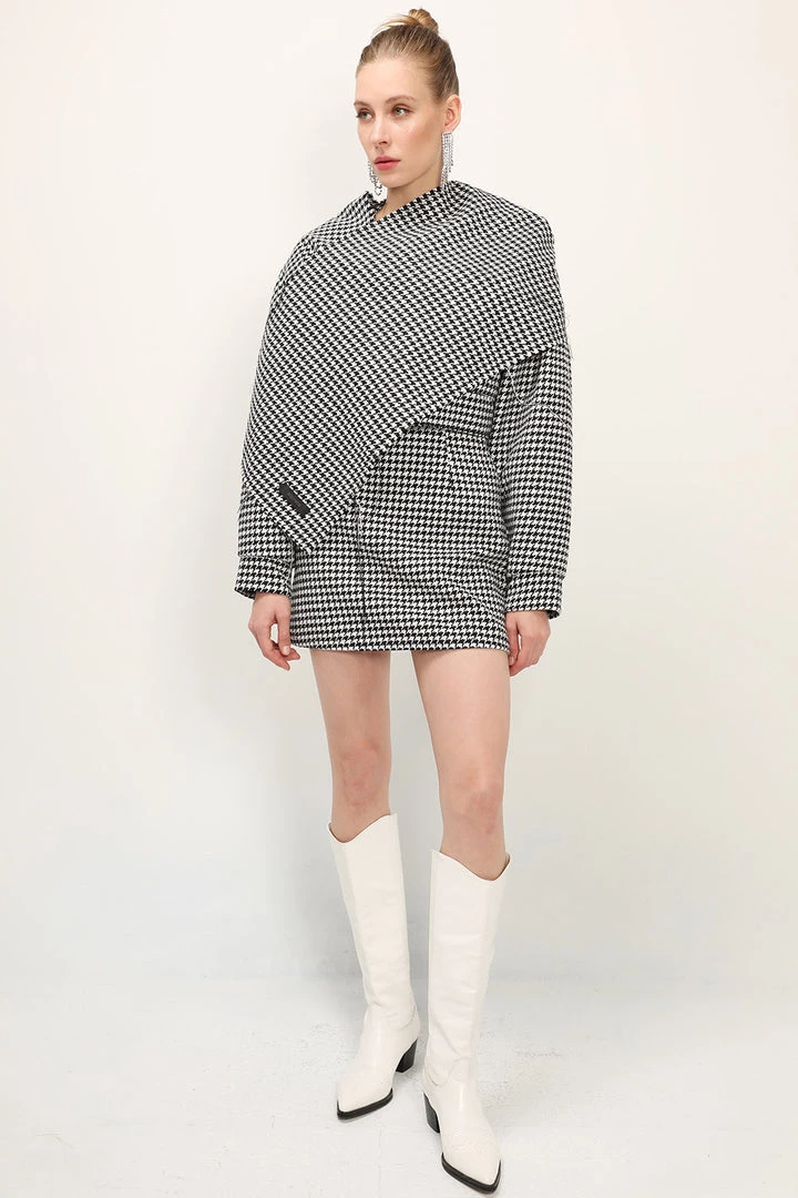 STORETS SALE ACCESSORIES Zendaya Houndstooth Muffler