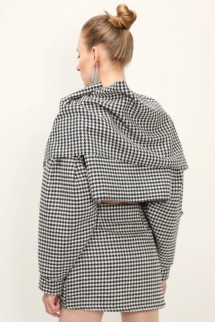 STORETS SALE ACCESSORIES Zendaya Houndstooth Muffler