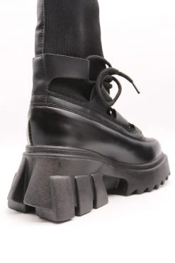 STORETS Mary Jane Chunky Socks Boots