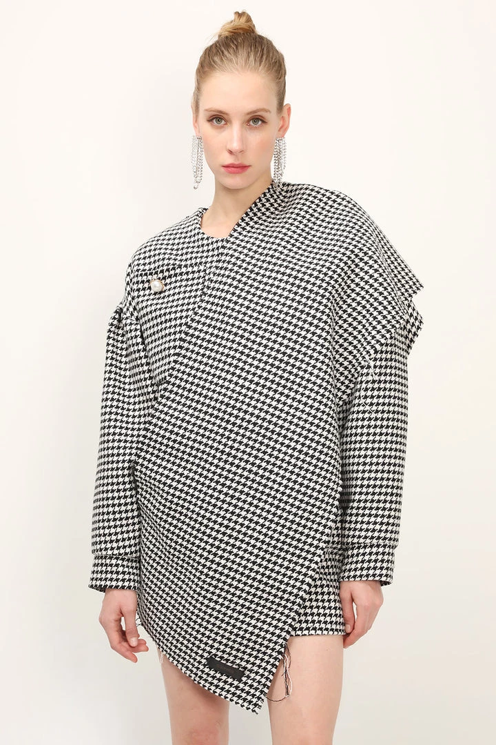 STORETS SALE ACCESSORIES Zendaya Houndstooth Muffler