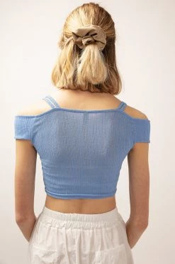 STORETS Evelyn Ruched Crop Top