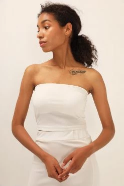 STORETS Paula Cropped Tube Top CLOTHING