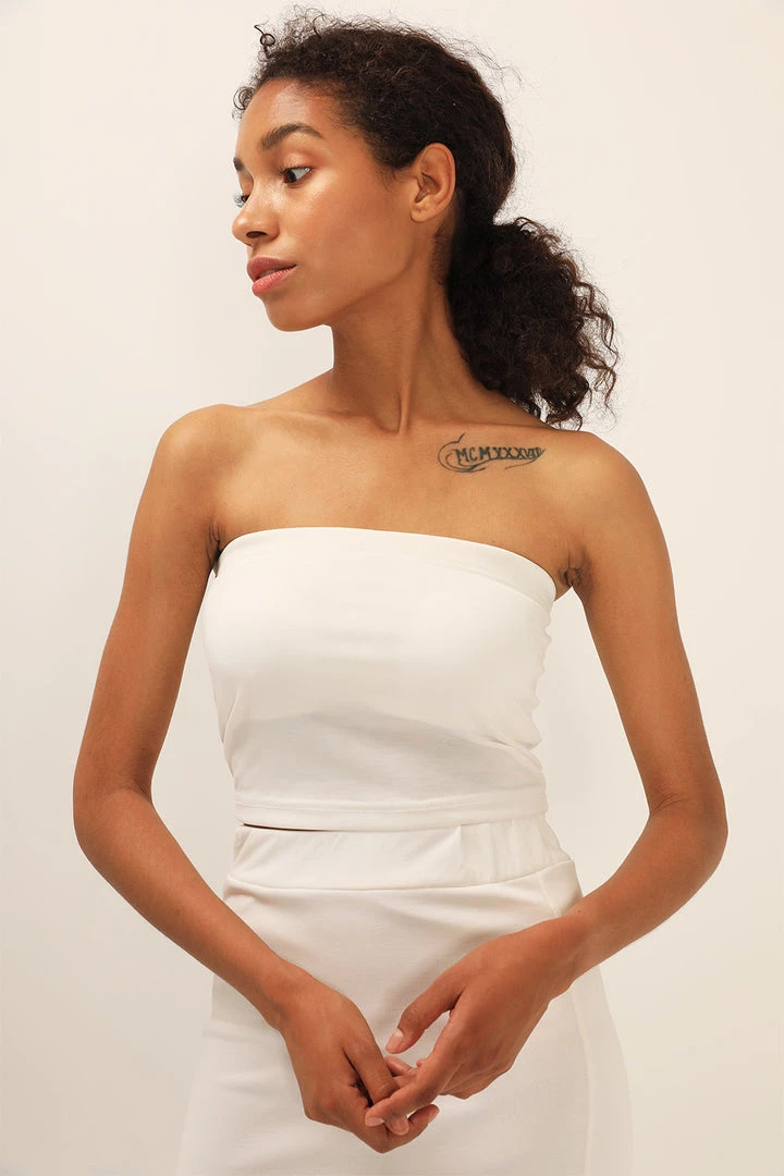 STORETS Paula Cropped Tube Top CLOTHING