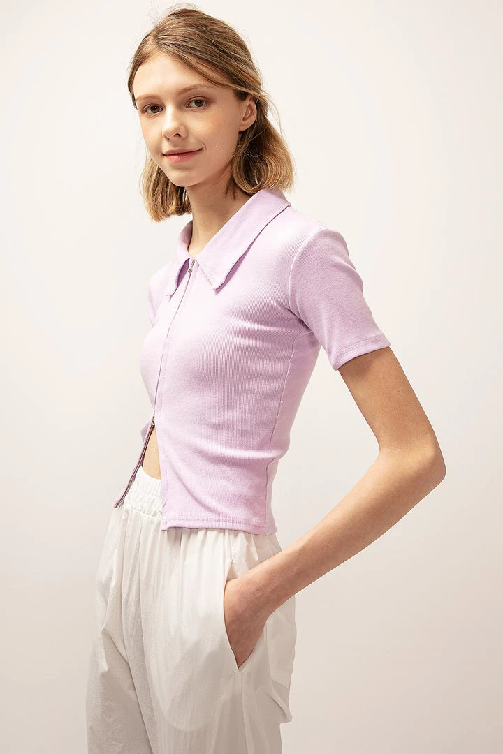 STORETS Hazel Zip-Up Slim Fit Jacket