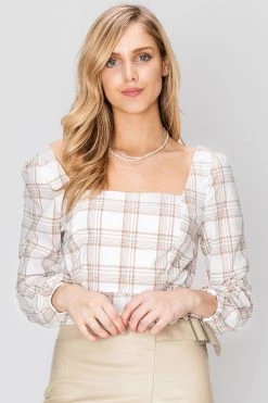 STORETS SALE Victoria Cropped Squareneck Top