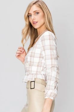 STORETS SALE Victoria Cropped Squareneck Top