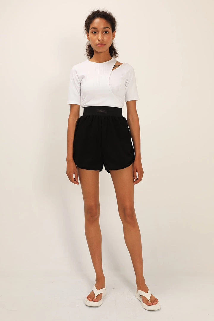 STORETS Lily Wrap Over Ribbed Top