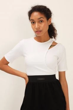 STORETS Lily Wrap Over Ribbed Top