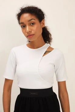 STORETS Lily Wrap Over Ribbed Top