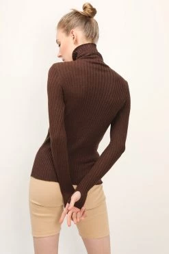 STORETS Avah Slim Fit Ribbed Knit Top CLOTHING