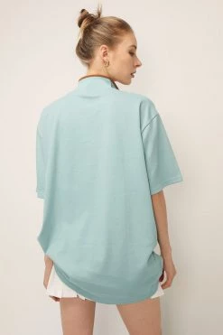STORETS SALE CLOTHING Zoey Collar Trim Oversized Shirt