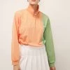 STORETS SALE Hazel Color Block Crop Shirt