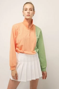 STORETS SALE Hazel Color Block Crop Shirt