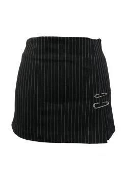 STORETS Influencer Etti Low-rise Striped Mini Skirt