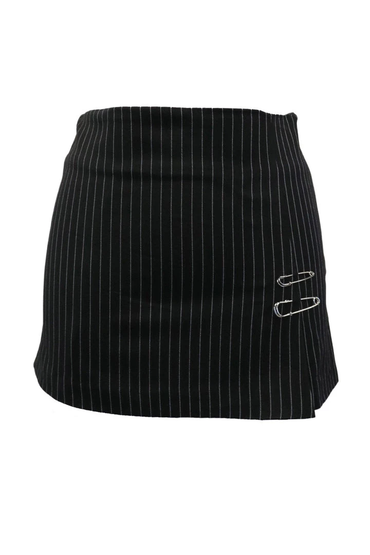 STORETS Influencer Etti Low-rise Striped Mini Skirt