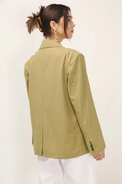 STORETS Aya Linen Oversized Blazer