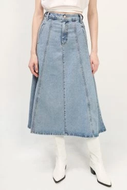 STORETS Melanie Denim Flare Skirt