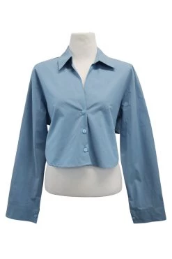 STORETS Mila Back String Crop Shirt