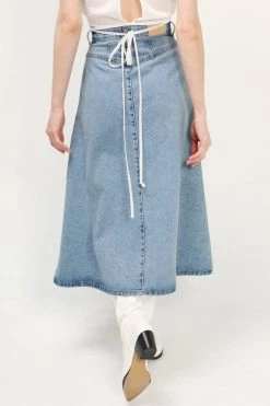STORETS Melanie Denim Flare Skirt