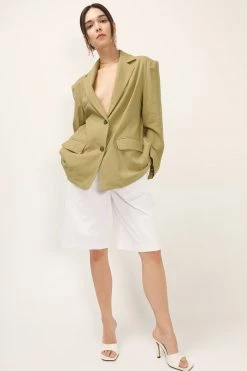 STORETS Aya Linen Oversized Blazer