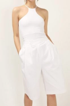 STORETS Kallie Wrapped Bermuda Shorts CLOTHING