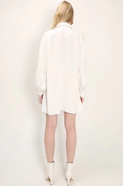 STORETS Karen Oversized Satin Shirt CLOTHING