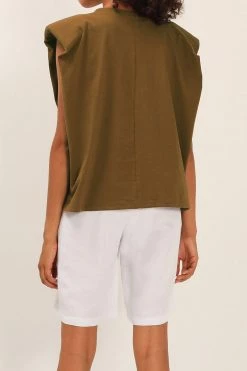 STORETS I Stand With You Padded Shoulder Muscle Top CLOTHING