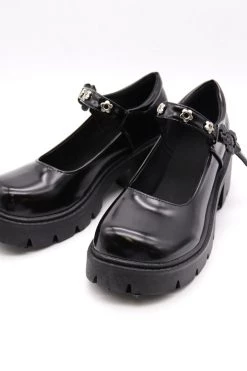 STORETS Melly Flower Platform Mary Jane Shoes ACCESSORIES