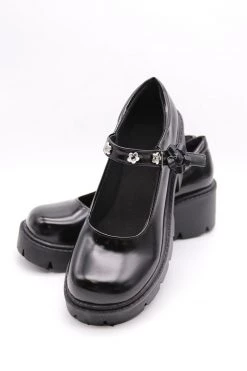 STORETS Melly Flower Platform Mary Jane Shoes ACCESSORIES