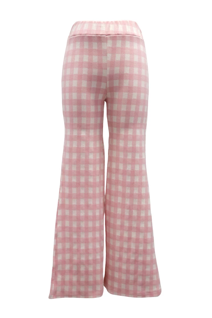 STORETS Kris Gingham Bootcut Pants CLOTHING