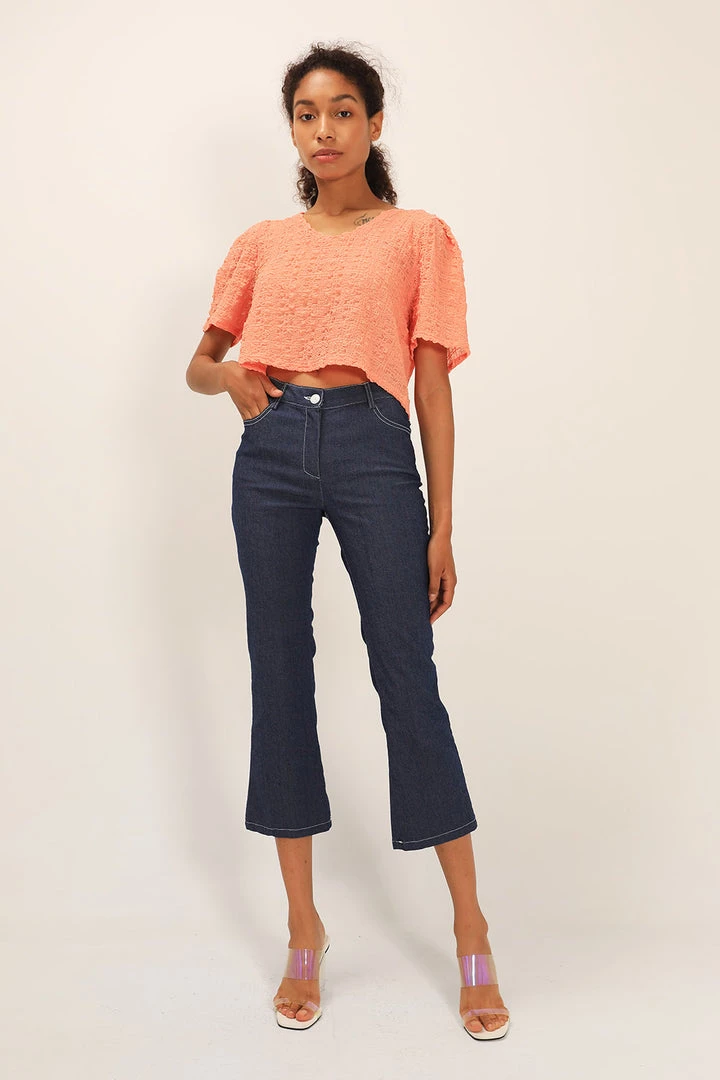 STORETS Hazel Textured Crop Top CLOTHING