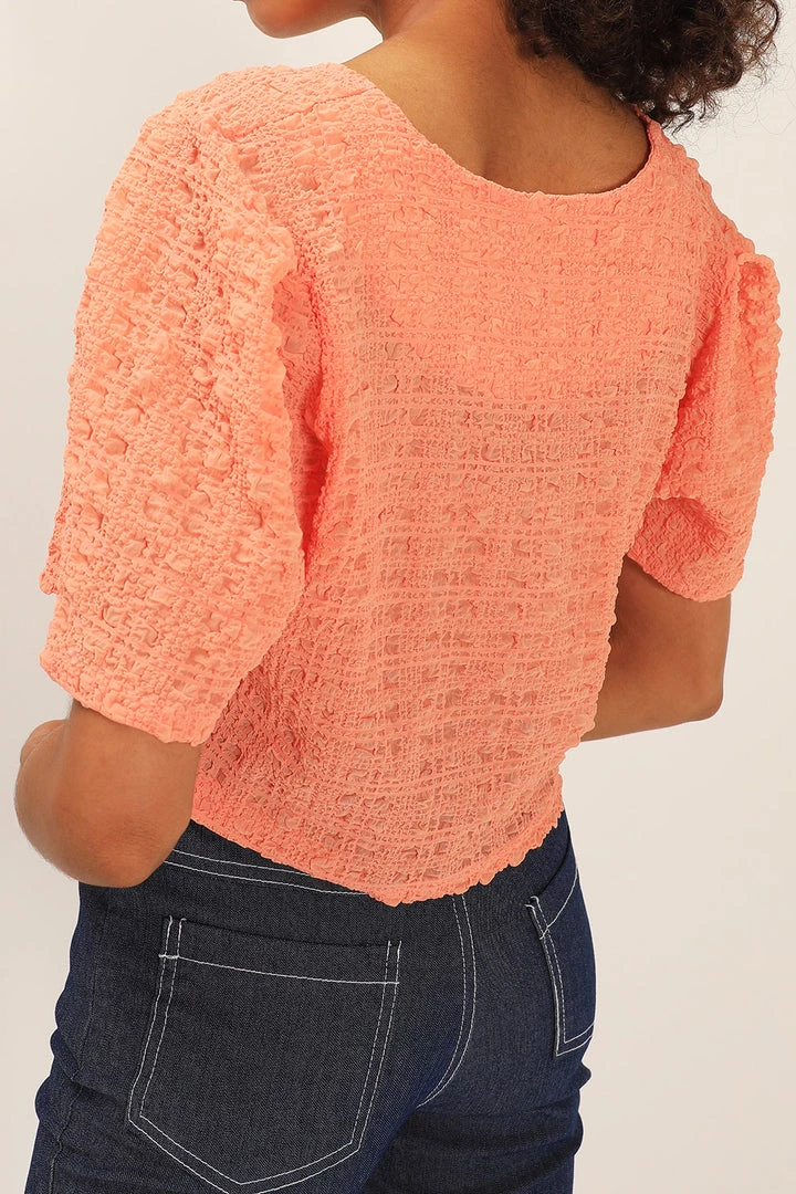 STORETS Hazel Textured Crop Top CLOTHING