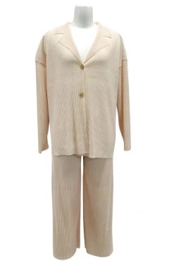 STORETS WHAT'S NEW Bella Plisse Shirt And Pants Set