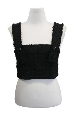 STORETS Emily Tweed Cropped Top