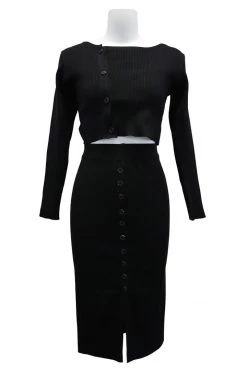STORETS WHAT'S NEW Arden Knitted Top And Skirt Set