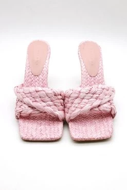 STORETS Liz Woven Raffia Sandals