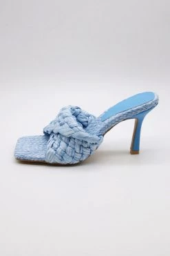 STORETS Liz Woven Raffia Sandals