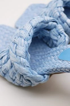 STORETS Liz Woven Raffia Sandals