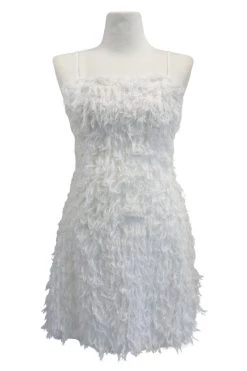 STORETS WHAT'S NEW Liane Faux Feather Dress