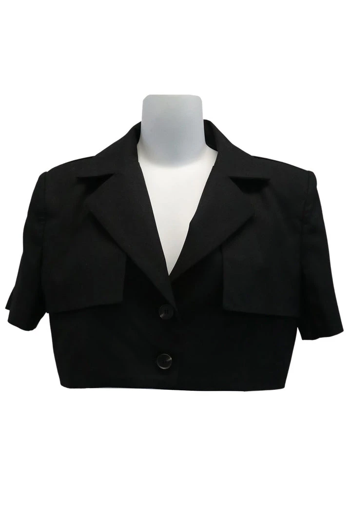 STORETS CLOTHING Noa Cropped Linen Blazer