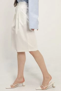 STORETS Hazel Pintuck Bermuda Pants