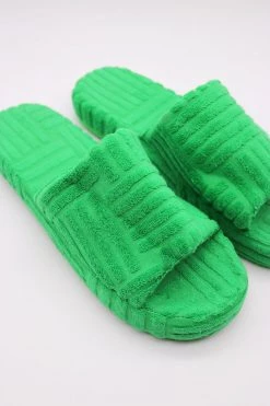 STORETS Linden Towelling Platform Slipper BEST-SELLERS