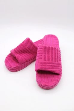 STORETS Linden Towelling Platform Slipper BEST-SELLERS